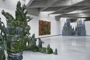 Ansicht der Ausstellung "Elmar & Elisabeth Trenkwalder. Bilder und Skulpturen" im Museum Liaunig,